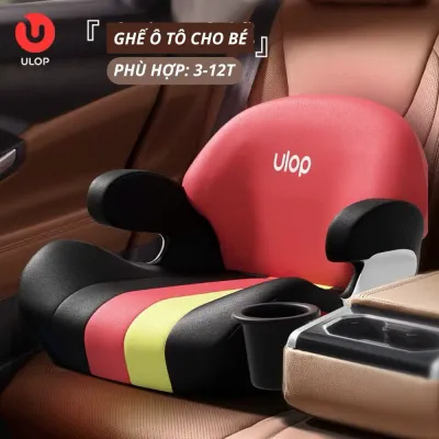 Ghế ngồi ô tô ULOP có chốt khóa ISOFIX cho bé 3–12 tuổi – Đệm ghế an toàn trẻ em gọn nhẹ chắc chắn