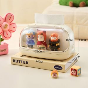 KS ที่ใส่กระดาษชำระกล่องทึบของเล่นสร้างสรรค์พร้อมการจัดแสดงตุ๊กตาอุปกรณ์การตกแต่งบ้านที่ทันสมัย