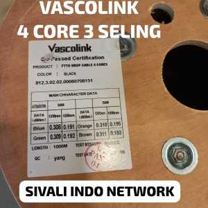 Vascolink kabel Fo 4 Core 3 seling 1000meter