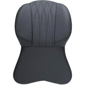 2025 New Nappa Leather Car Headrest 100% Pure Memory Foam Neck Pillow with Breathable Removable Cover Car Interior Accessories
