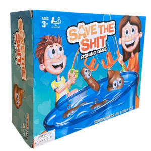 เกมส์ตกอุนจิ SAVE THE SHIT เกมส์ตกปลา ขึ้นจากน้ำ บอร์ดเกม เกมครอบครัว ของเล่นเสริมทักษะฝึกสมาธิ TY20