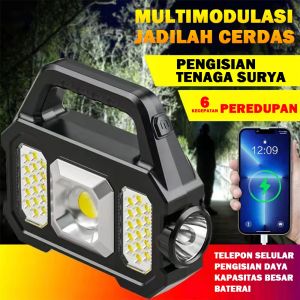SENTER BESAR SUPER TERANG | SENTER POWERBANK | SENTER LED GAGANG MULTIFUNGSI LAMPU PORTABLE SUPER TERANG SENTER LAMPU EMERGENCY PLUS SENTER LAMPU PORTABLE WATERPROOF SUPER KUAT DAYA TAHAN LAMA | SENTER LED GAGANG MULTIFUNGSI LAMPU PORTABLE SUPER TERANG