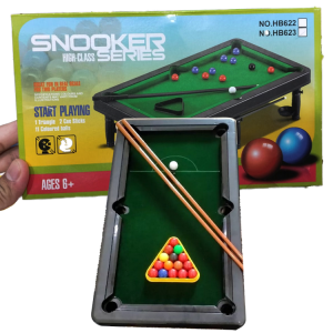 Mainan Bola Biliar Mini Snoker High Class Series Pool Table Set Edukasi Anak dan Ketangkasan