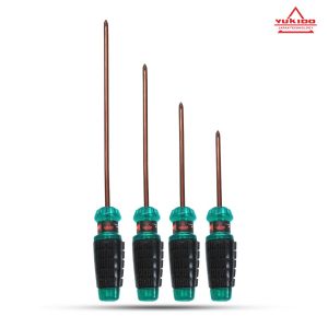 Obeng SET Sekelas TEKIRO 6inchi gagang karet min( - ) Plus(+) 2PCS SANGAT KUAT by yukido