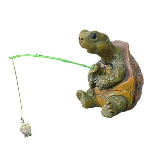 Miniature Garden Turtles Statues Resin Animal Figurines for Outdoor Lawn Garden Decors Nordics Table Centrepieces Gift