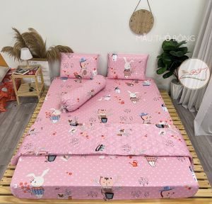 Ga Chống Thấm Cao Cấp PT Mẫu Họa Tiết Thỏ Bông