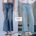 STYLIST x Brinkkty - Elin Jeans 001 กางเกงยีนส์ขาม้า เอวต่ำ. 