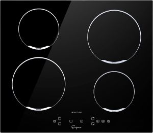 Empava Induction Cooktop with 4 Power Boost Burners 7000watts get complete magnetic pan sets