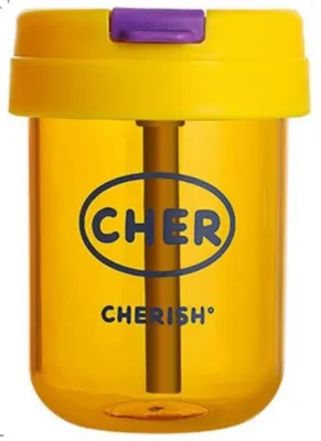 330ML Creative Portable Water Cup Plastic Tumbler with Straw Mini Portable Drinking Cup fashion for Kids