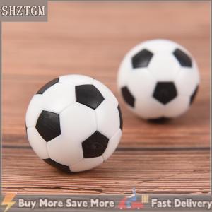 [COD] SHZTGM โต๊ะฟุตบอลฟุตบอลลูกบอลพลาสติก32มม. 2ชิ้นลูกฟุตบอลของขวัญกีฬา