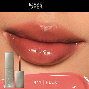 MAKE OVER Glassy Lip Lacquer X Hian Tjen | Lip Gloss Tint Lip Cream Lipstick