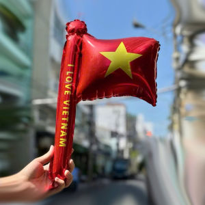 Khăn choàng cờ đỏ sao vàng nhũ da Việt Nam có size trẻ em và người lớn Phù Hợp Mọi Lứa Tuổi