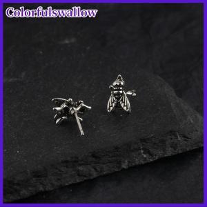 Colorfulswallow Cổ Điển Sáng Tạo Ruồi Bông Tai Cho Phụ Nữ Vui Fly Stud Bông Tai Đảng Đồ Trang Sức Quà Tặng