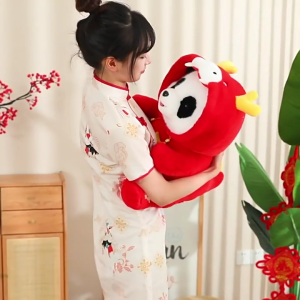 Thú nhồi bông búp bê gấu trúc chiếc ghế dài Kiểu dáng đồ chơi trẻ em mềm mại cho trẻ mới biết đi cảm xúc mịn món quà giáng sinh