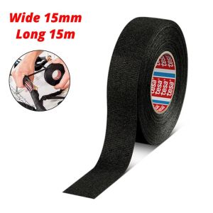 15/60 Meter Heat-resistant Flame Retardant Tape / Flame Retardant Tape / Adhesive Cloth Tape for Car Cable Harness Wiring Loom Protection