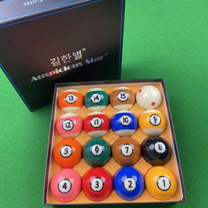 Korean Gold Diamond 32A High-Quality Chinese Style Black Eight Billiard Ball 5.72 Crystal Ball Standard Large Billiard Ball Table Ball