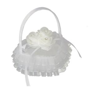 Elegant Handheld Rings Pillow Case Lace Design Rings Holder Box For Bride Wedding Planners Ceremony Proposals Accessory