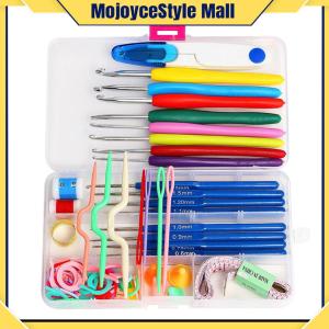 【Free Shipping】 Ergonomic 16-Piece Crochet Hook Set in Assorted Sizes for Crochet Knitting and Craft Projects