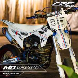 0735 (COD) Sticker Decal CRF 450 FullBody Bebas Request Terbaru - Sticker Premium CRF Terbaru - Sticker Variasi CRF450 Terbaru - Sticker Striping CRF 450 Terbaru