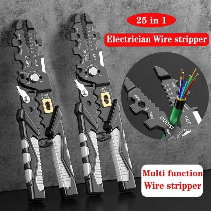 YANGS Pulling Wire Stripping Pliers Wire Cutter Long Nose Crimper ...