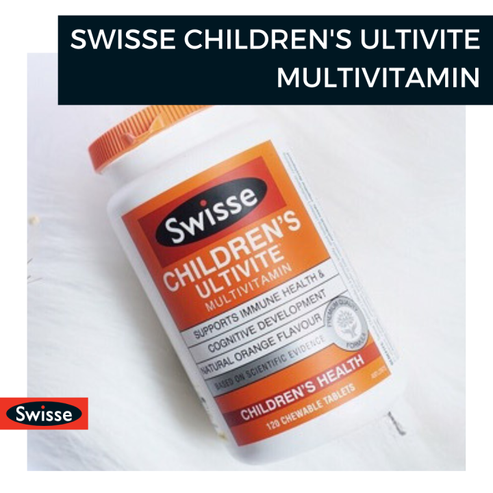 Swisse Children's Ultivite Multivitamin (120 Chewable Tablets) Lazada