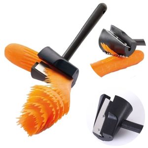 Dụng cụ tỉa hoa cà rốt rau củ quả Lưỡi dao sắc bén dễ dàng thao tác Kích thước 16x5.8Cm