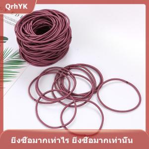 【QrhYK】 ยางรัดผมเด็กผู้หญิง100ชิ้นยางมัดผมเชือกยางยืดรัดผมหางม้าที่มัดผม