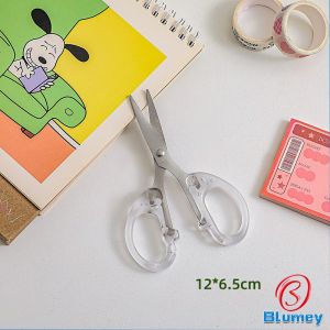 Blumey กรรไกรสำนักงาน กรรไกรด้ามพลาสติก มี 2 ขนาดให้เลือกเหมาะกับงาน   scissors