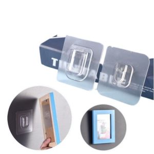 Gantungan Tempel Dinding 2 Sisi Tempelan Socket Hook 2 in 1