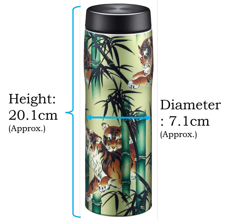 Tiger Limited Edition 480ml Stainless Steel Bottle with Wooden Box