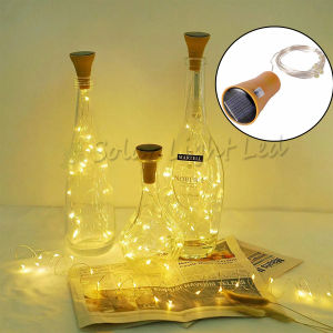 (1pcs) ไฟเหลือง ไฟสำหรับเสียบกับขวด ไฟกลางแจ้ง ไฟโซล่าเซลล์ 20LED เหมาะสำหรับลูกค้าเอาไปDIY