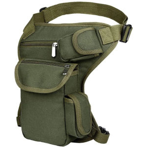 Motorcycle Leg Bag 5L Multipurpose Portable Storage Bag Wear-resistant Adjustable Riding Waist Bag