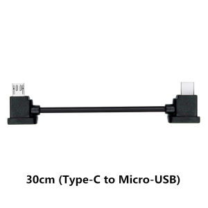 สายข้อมูลรีโมทคอนโทรลสายสำหรับข้อมูล DJI Mavic Mini/SE/Mavic 2/Mavic Pro/Air/Spark/ Type-C ไมโคร USB สายเชื่อมต่อ IOS สำหรับ Ipone/ipad
