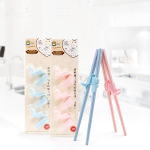 ONFIN 3pcs/pack ซิลิโคนทำจากซิลิโคน ตัวเชื่อมตะเกียบการฝึกอบรม หมีสำหรับเด็ก ใช้ซ้ำได้ ตะเกียบฝึกเด็ก ของใช้ในครัวเรือน เครื่องใช้บนโต๊ะอาหารห้องครัว เด็กตรัสรู้