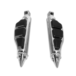 10mm Universal Heavy duty Motorcycle Foot Pegs for 883 Fatty Softtail With Anti Slip Rubber And Reinforced Aluminum