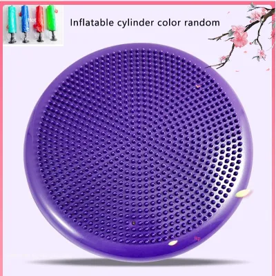 Wobble Cushion Inflated Balance Disc Yoga Massage Cushion for Balance Coordination