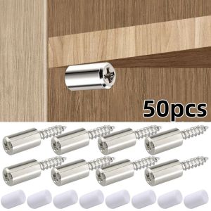 50pcs integrated self tapping screw layer board bracket fixed support spacer nail