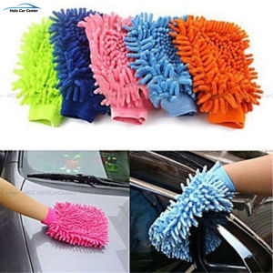 Car Wash Washing Microfiber Chenille Mitt Auto Cleaning Glove Dust Washer