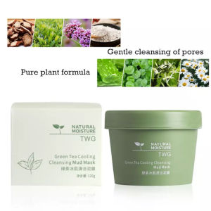 Mặt Nạ Đất Sét TWG 100g Dạng Bùn Trà Xanh Làm Sạch Sâu Mặt Nạ Dưỡng Da Kiềm Dầu Ngừa Mụn Se Khít Lỗ Chân Lông Cho Bạn