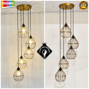 Lampu Gantung Hias Minimalis Modern Clasik 5 in 1