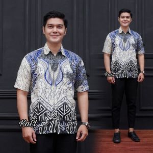 Kemeja Batik Pria Terbaru Kemeja Batik Pria Lengan Pendek Size M L XL XXL Kemeja Batik Pria Dewasa