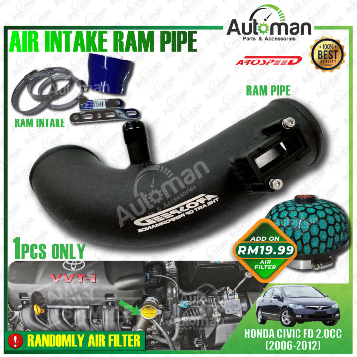 Arospeed Honda Civic FD2 2.0 2006 - 2012 Anti-Heat Coated Air Intake ...