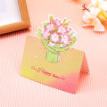 Happy Birthday Greeting Card Note Message Cards Bouquet Gifts Party Birthday Anniversary Gift Card. 