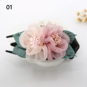 DENGXUN สง่างาม เครื่องประดับผม จัดแต่งทรงผม ปิ่นปักผมสุภาพสตรี กิ๊บติดผมผู้หญิง หมวก กิ๊บติดผม Duckbill