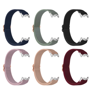 สายไนล่อนน้ำหนักเบาปรับได้และระบายอากาศได้ดีสำหรับสายรัดออกแบบนาฬิกาสวมใส่สบายสำหรับกำไลวัดการเต้นของหัวใจ9