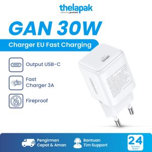 UGREEN Kepala Charger Type C Fast Charging 30W GaN Mini Adaptor For Samsung Iphone