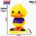ตัวต่อ BALODY 18094-18098 : DUCKYBILL BOY 1 ชุด มี  5 กล่อง , 18094 จำนวนตัวต่อ 720 ชิ้น , 18095 จำนวนตัวต่อ 732 ชิ้น , 18096 จำนวนตัวต่อ 746 ชิ้น , 18097 จำนวนตัวต่อ 760 ชิ้น , 18098 จำนวนตัวต่อ 736 ชิ้น. 