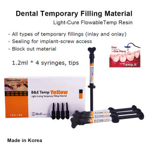 Dental temporary Filling Material Resin Light Curing Sealing Dentistry Products Temp it flow