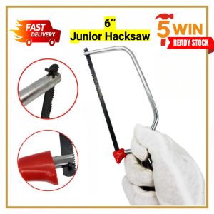 6” Junior Hacksaw (Frame + Blade) 🔥 Ready Stocks 🔥 Compact Hand Saw for DIY Home & Garden | ABTOOLS1956