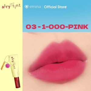 EMINA AIRY SURPRISE TINT 3GR + KEYCHAIN LIP TINT LONGLASTING MAKE UP WAJAH